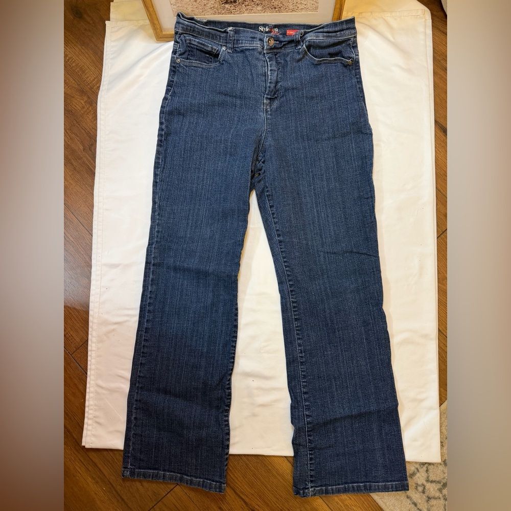 Style & Co size 12 short tummy control bootcut jeans